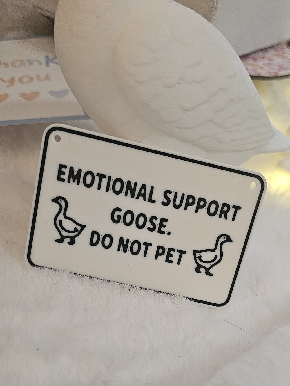 Desk Goose Sign